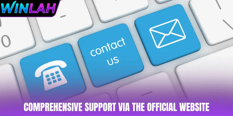 Comprehensive support via the website