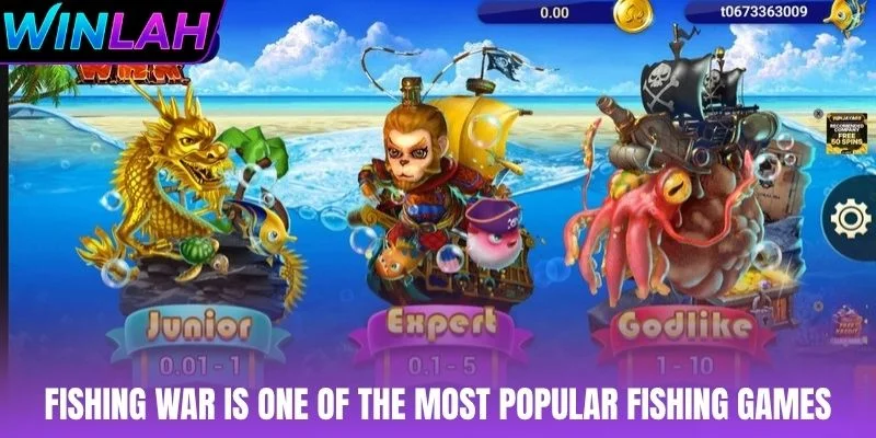 Fishing War is one of the most popular fishing games