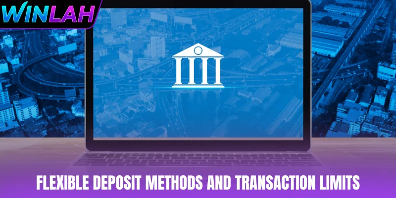 Flexible deposit methods and transaction limits