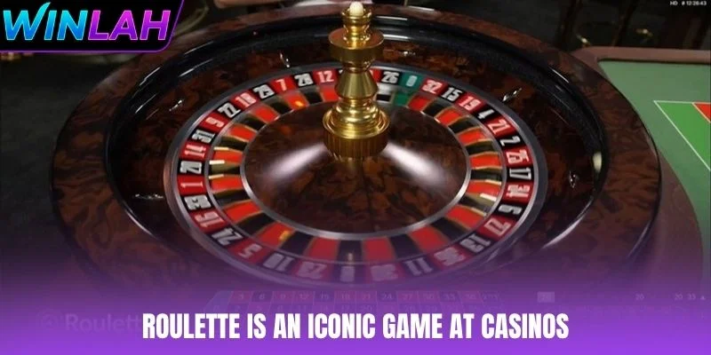 Roulette is an iconic game at casinos