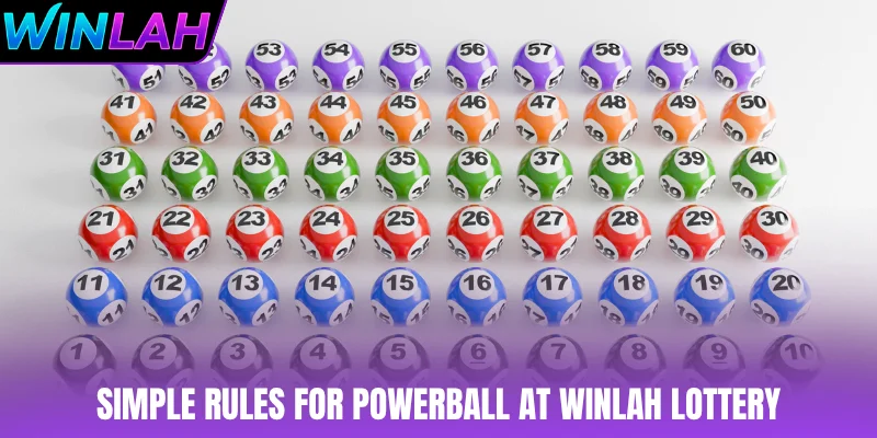 Simple rules for Powerball at WINLAH lottery