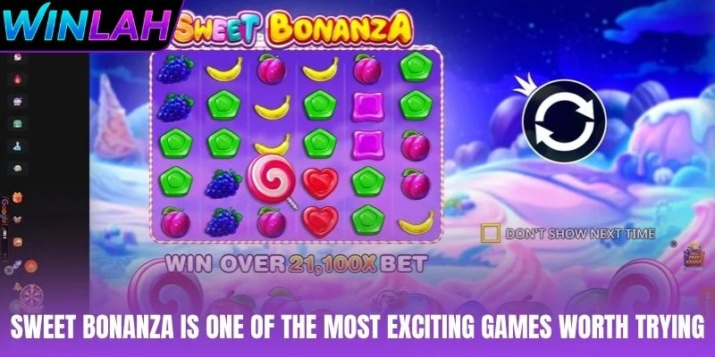 Sweet Bonanza is one of the most exciting games worth trying