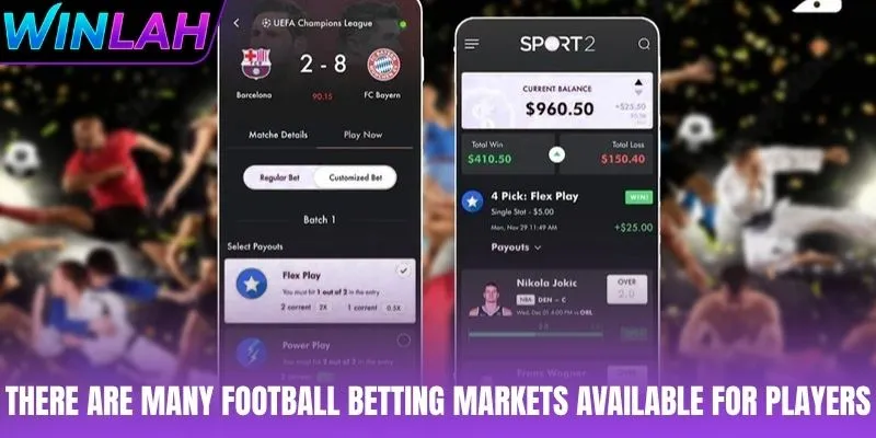 There are many football betting markets available for players