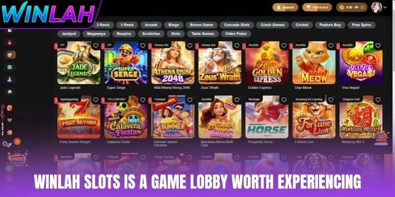 WINLAH slots is a game lobby worth experiencing