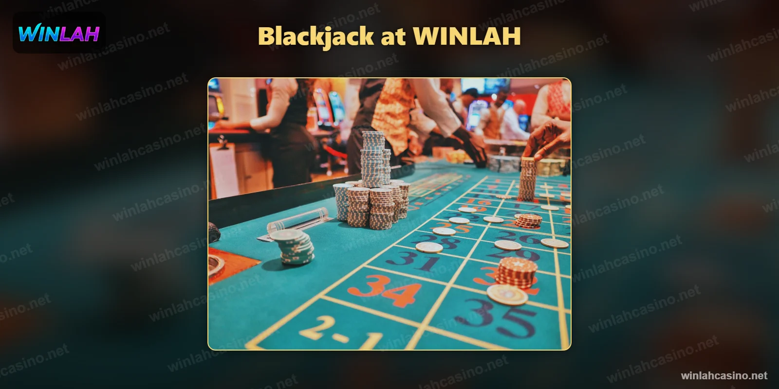 A casino table with chips – blackjack guide