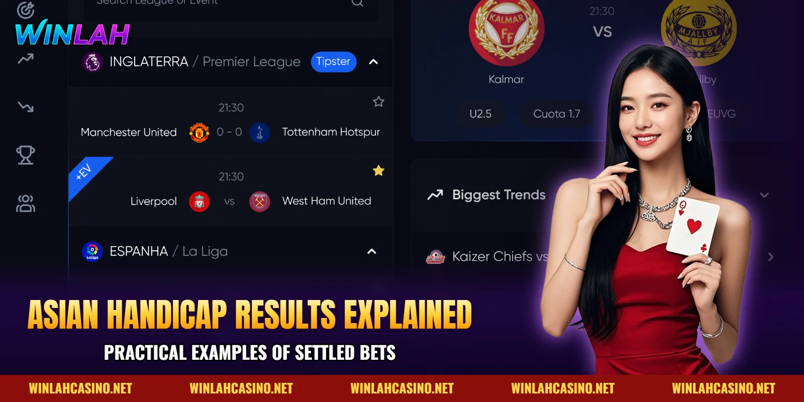 Practical examples of sports wager results