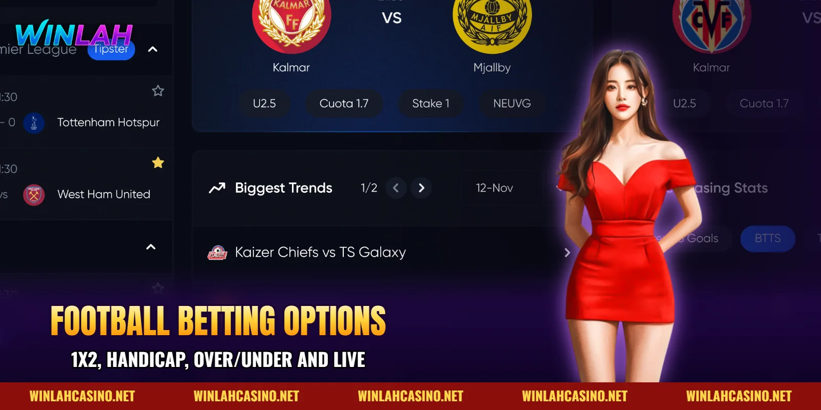 There are many football betting options to choose from